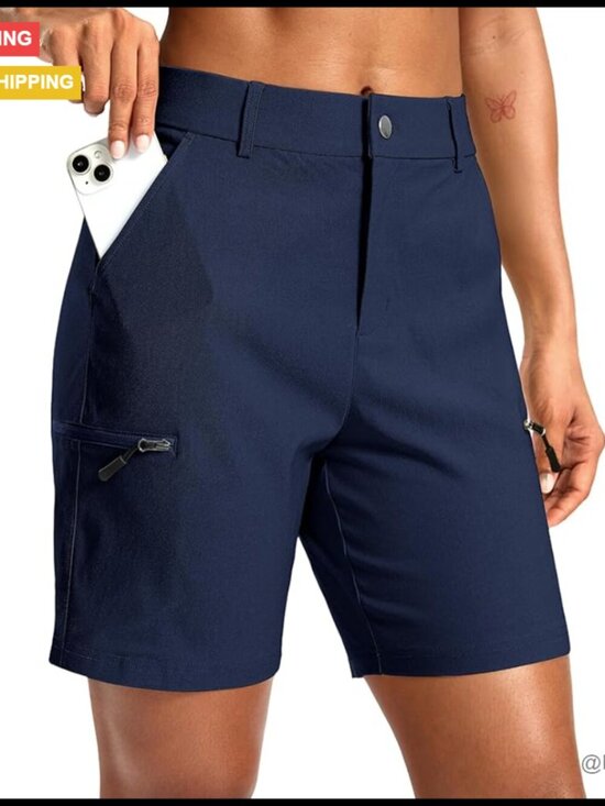 Pants - 7" Hiking Cargo Shorts Quick Dry Lightweight Rayon with Pockets